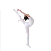 Children’S Dance Practice Adult Body Tights Even Foot White CottonTights Thin Section Bottoming Tights TBT4029
