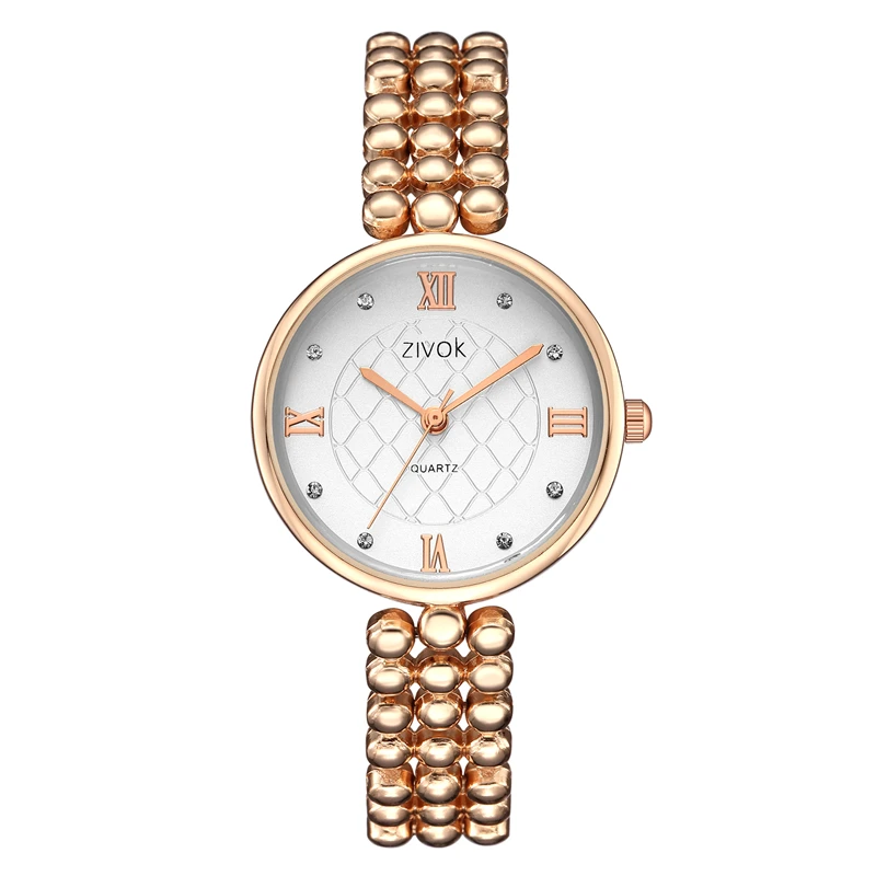 

zivok Women Bracelet Watch Retro Roman numerals Steel strap Brand Luxury Quartz Women Wrist Watches Relogio Feminino