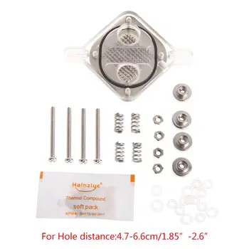 

DIY mainframe water cooling fixed 47MM-66MM pitch suitable for motherboard North South Bridge Waterblock Liquid Cooler