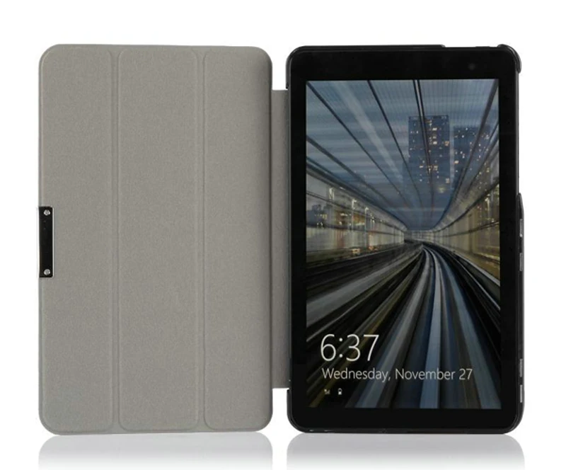 4in1 Ultra Slim Магнитный Folio Stand кожаный чехол Smart Cover + 2x ясно плёнки 1x стилусы для Dell Venue 8