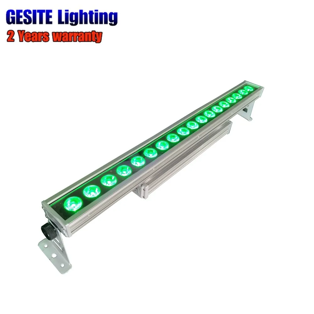 Luz do Estágio 4 Pcs e lot180pcs 18 w Rgbwa uv 6em1 Rgbwa Led Wall Washer Luz 4 Efeito de Iluminação de palco