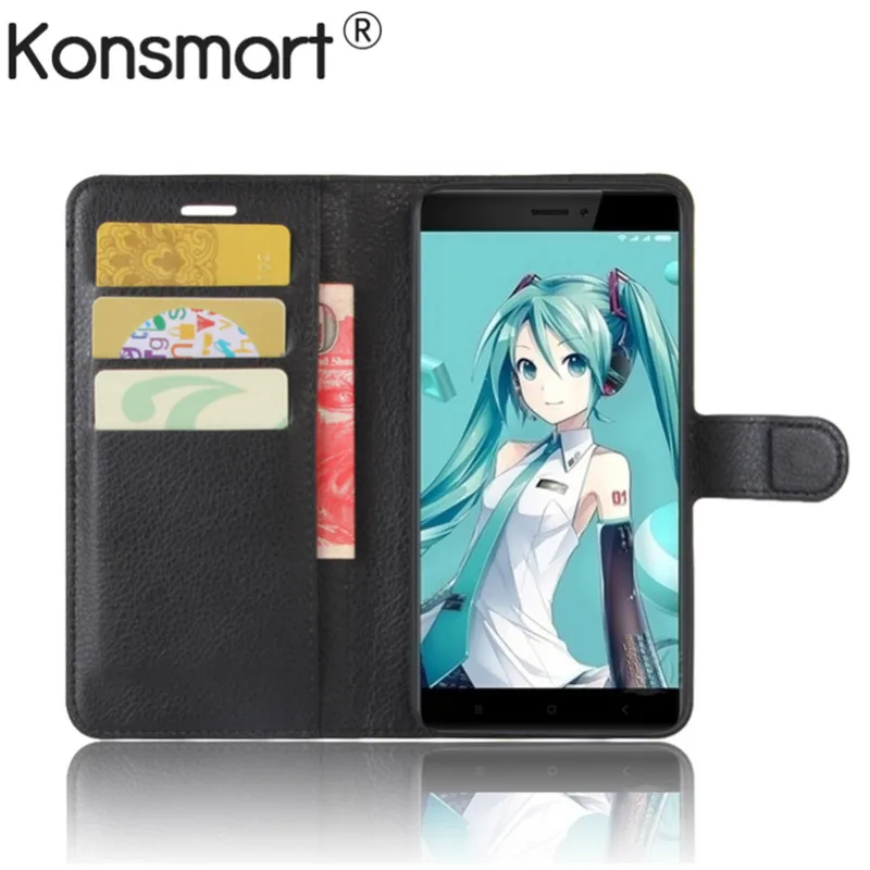 

Konsmart Case For Xiaomi Redmi Note 4X Wallet PU Leather Case Fundas For Redmi Note 4X Cover Holder Stand Pouch Accessory Coque