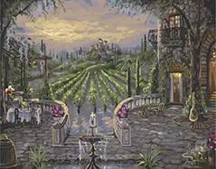 MaHuaf-W036 Summer In Tuscany painting by numbers art canvas painting with acrylic paints for home decor 