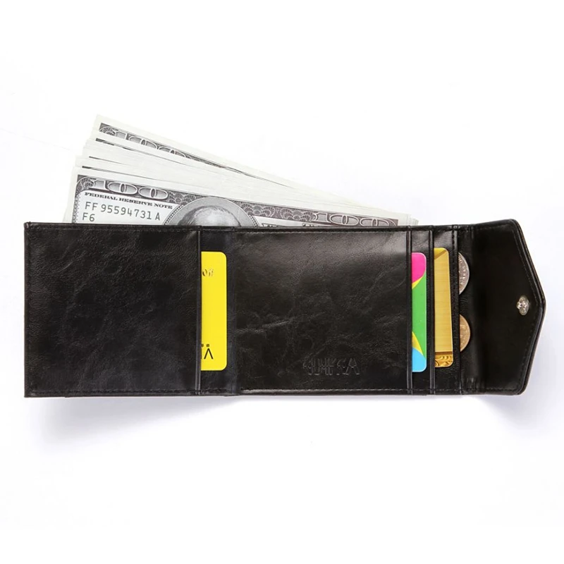 Многофункциональный тонкий кошелек держатель для карт монет мужчин и женщин
