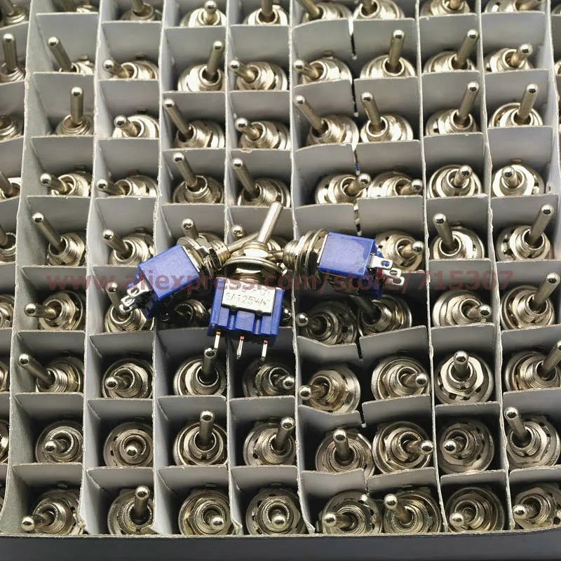 MTS202 3A 250V 6A 125V double on off 6pins