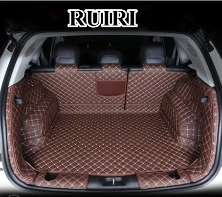 

High quality! Full set car trunk mats for Jeep Compass 2018 waterproof durable boot carpets cargo liner mats for Compass 2017