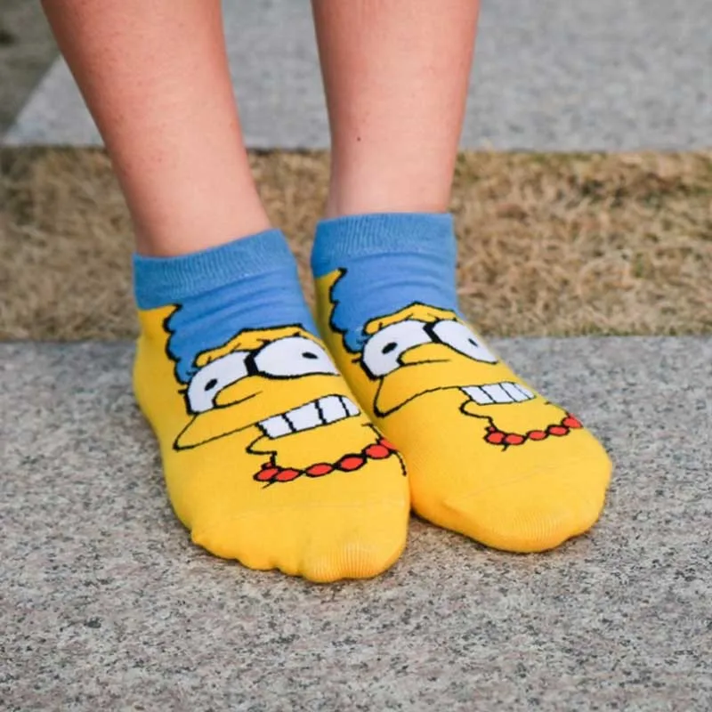 

Leisure Fshion Motion Straight Short Sock Cartoon Anime Shallow Mouth Breathable Comfortable Women Short Sock