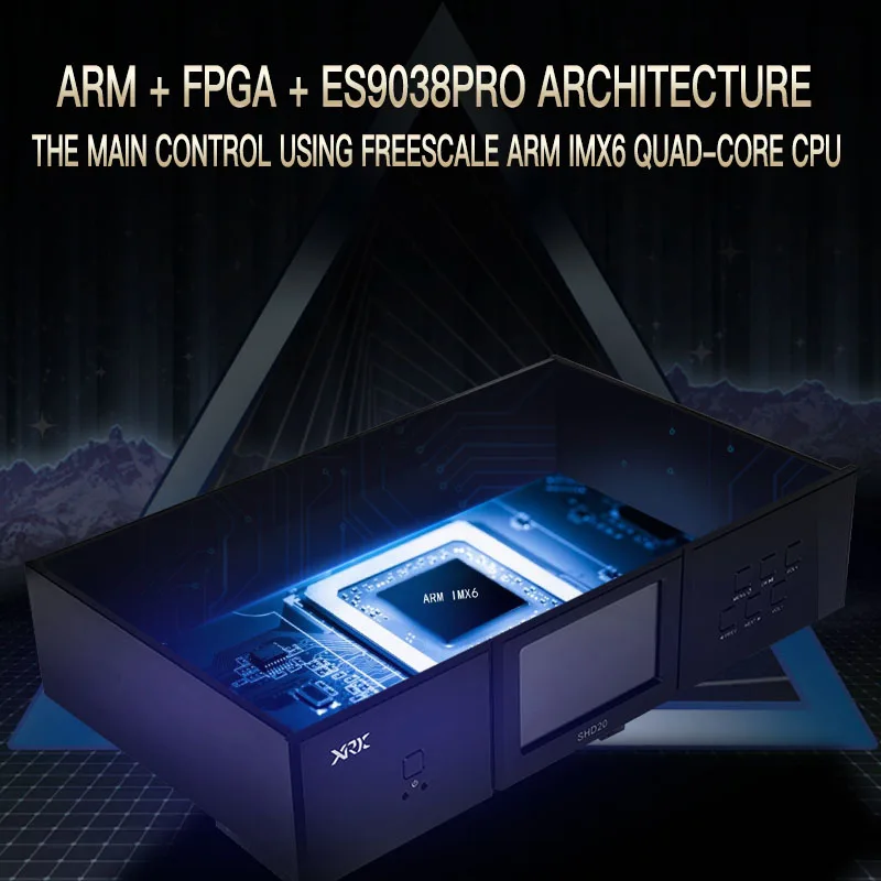 Цифровой аудиоплеер XRK SHD20 HIFI ES9038Pro DAC поддержка DSD SACD ISO|dac dsd|digital audio playerdsd dac |