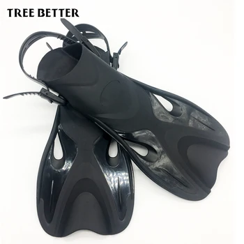 

Adjustable Open heel Swimming fins Adult Diving flippers Men Women Submersible Snorkeling shoe Diving fins Medium length 37-45