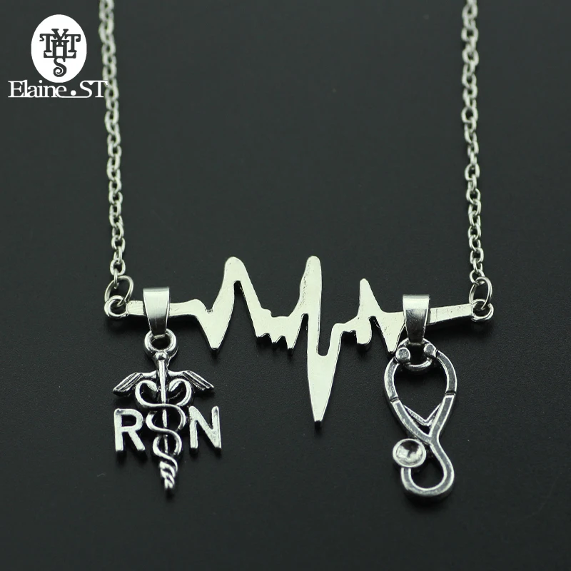 Cool Fashion Medical Necklace for Nursig Student Vintage RN Medical