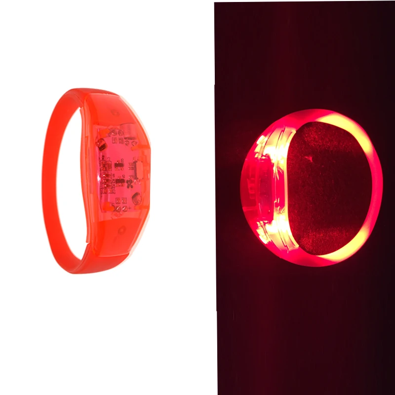 LedLuminous Toys NeonLed Party Light UpLed BraceletBangle Sound Activated Christmas Bracelet Glowing Bracelets Custom Logo (14)