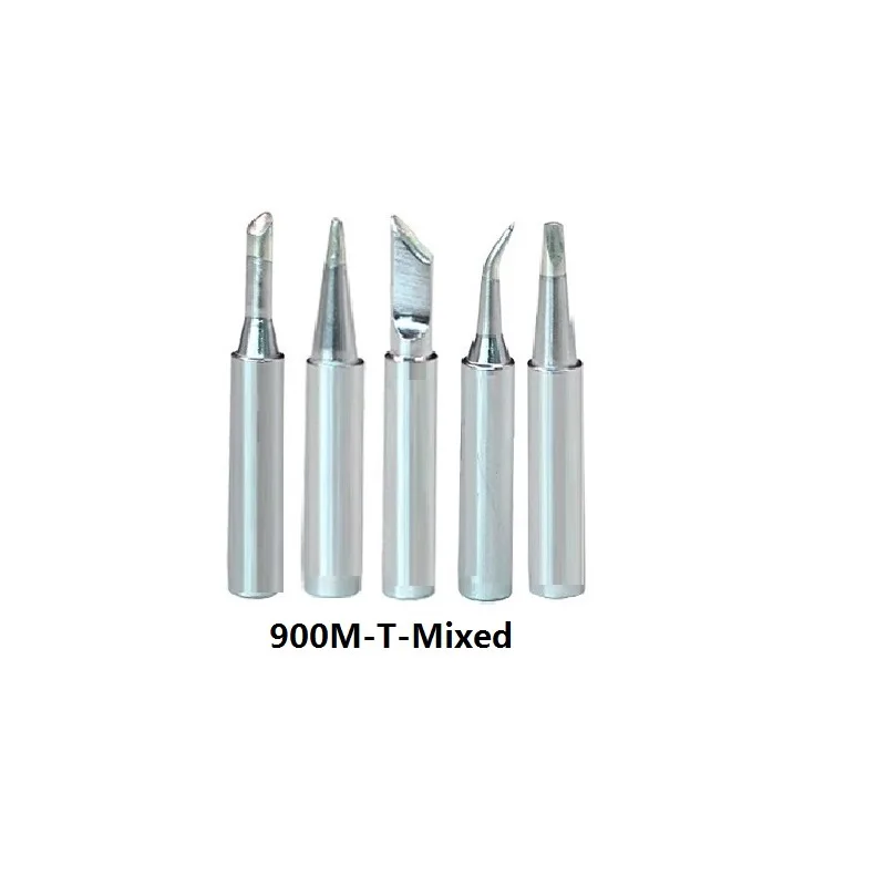 

WWW KLY 5 pcs 900M-T Series Soldering Iron Tips Sting for Hakko, 936, 937, 938D, 969, 8586, 852D Soldering Stations