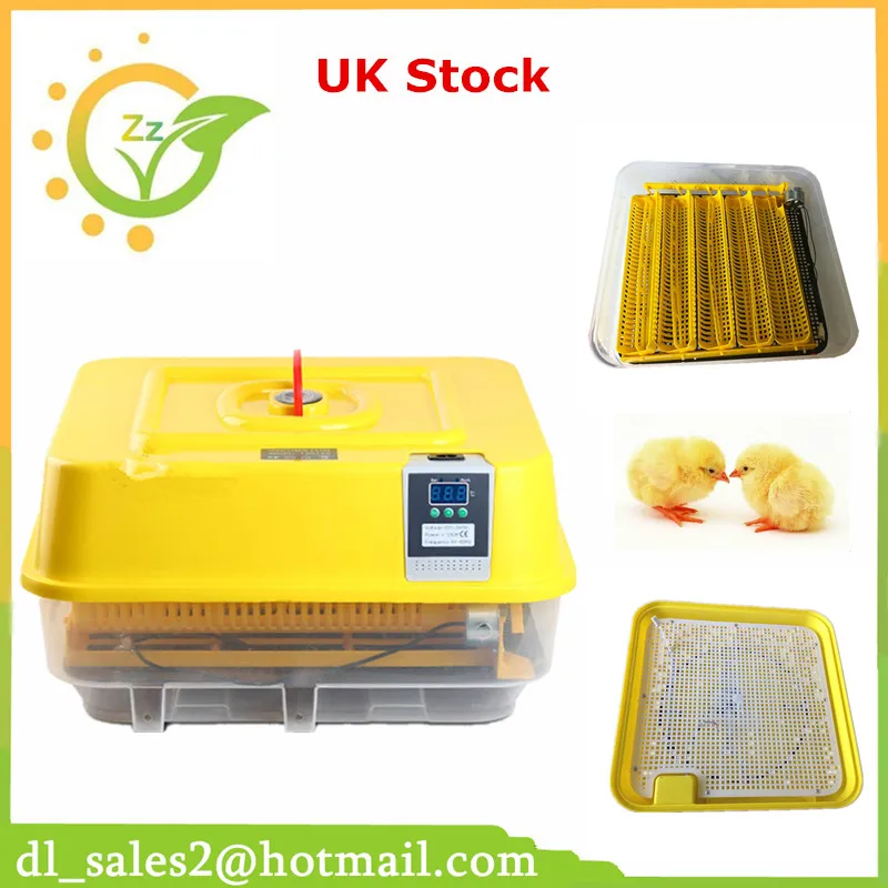 Full automatic egg incubator adjustable egg tray high hatching rate LED display germany stock