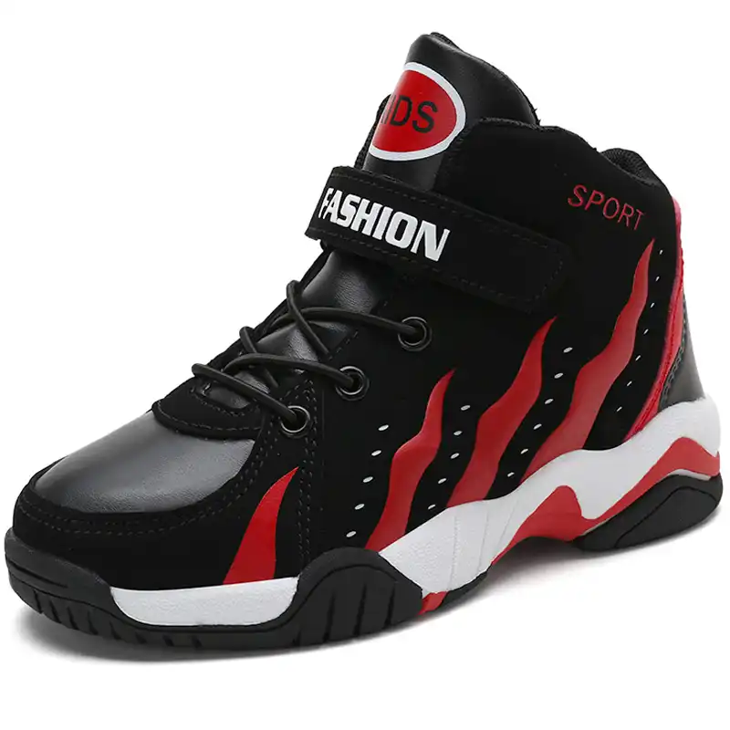 black high top non slip shoes