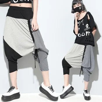 

women pants girl pant summer the new hip hop recreational haroun pants stitching outside wear panty movement big yards
