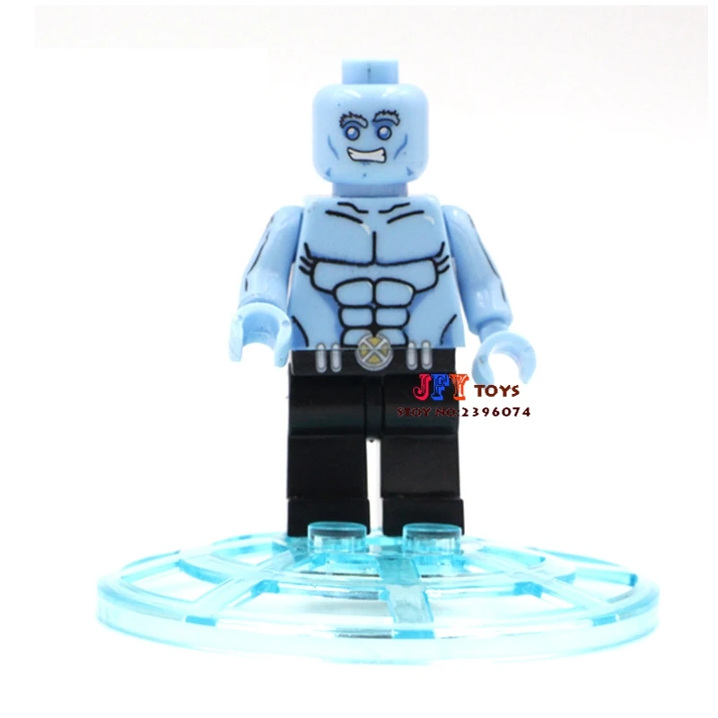 

Single Sale superhero marvel Iceman X men building blocks model bricks toys for children brinquedos menino