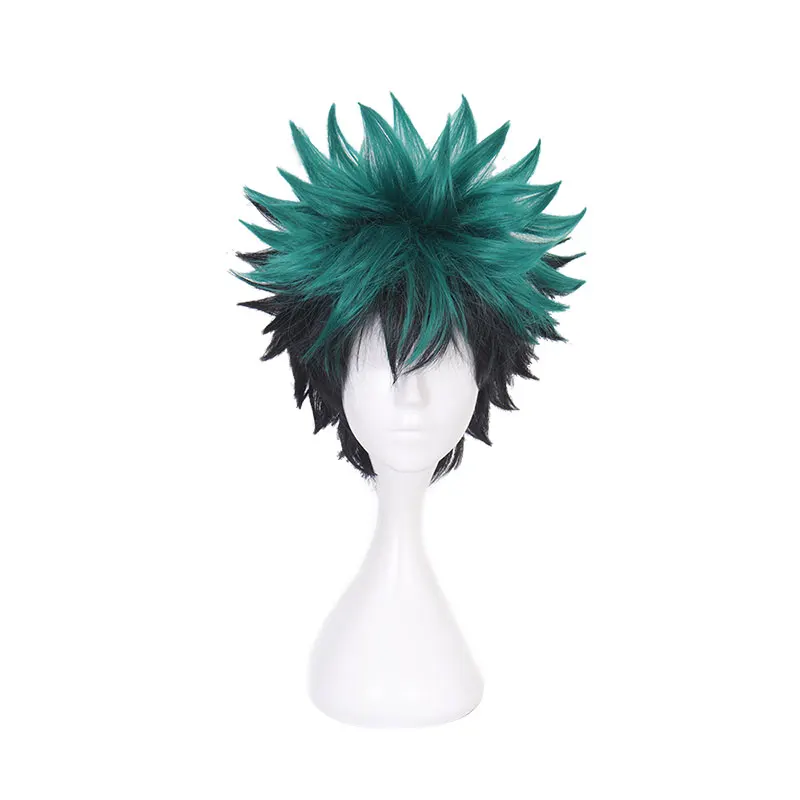 Cosplay&ware Anime My Hero Academia Cosplay Wig Izuku Midoriya Boku No Academy Hair Deku -Zentai shop online