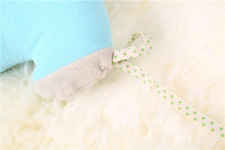 6 шт. 27X34 см полиэстер Гибкая бампер предотвращения воздействия красочные слон Подушки кроватки защиты новорожденный кровать бампер