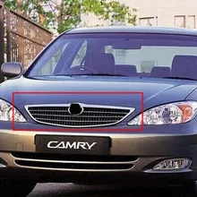 Для Toyota Camry ACV30 2,4 Передняя хромированная решетка с логотипом 2002 2003 1 шт