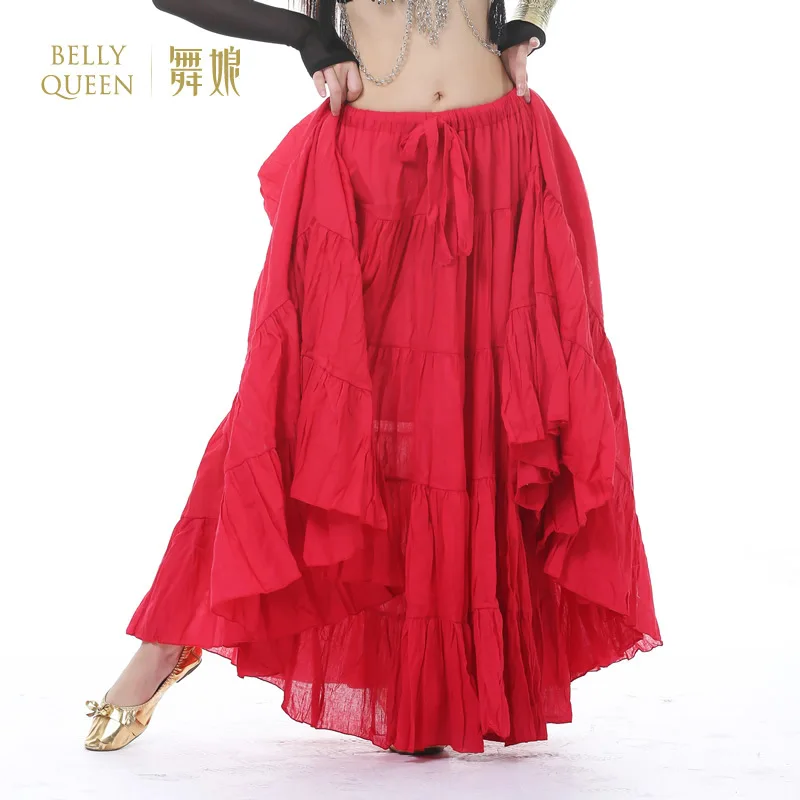 

Gypsy Dance Performance Women Gypsy Dance Full Circle Linen Skirt Women Belly Dance Tribal Skirts