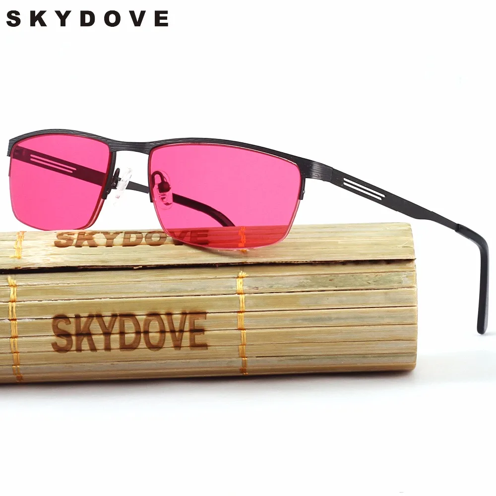SKYDOVE Color Blind Glasses Red Lenses Corrective Women Men Color