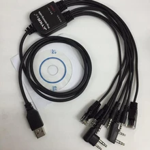 2019 Новый USB разъем двухканальные рации программы кабель применение для baofeng Kenwood Icom hytera motolora программы кабель