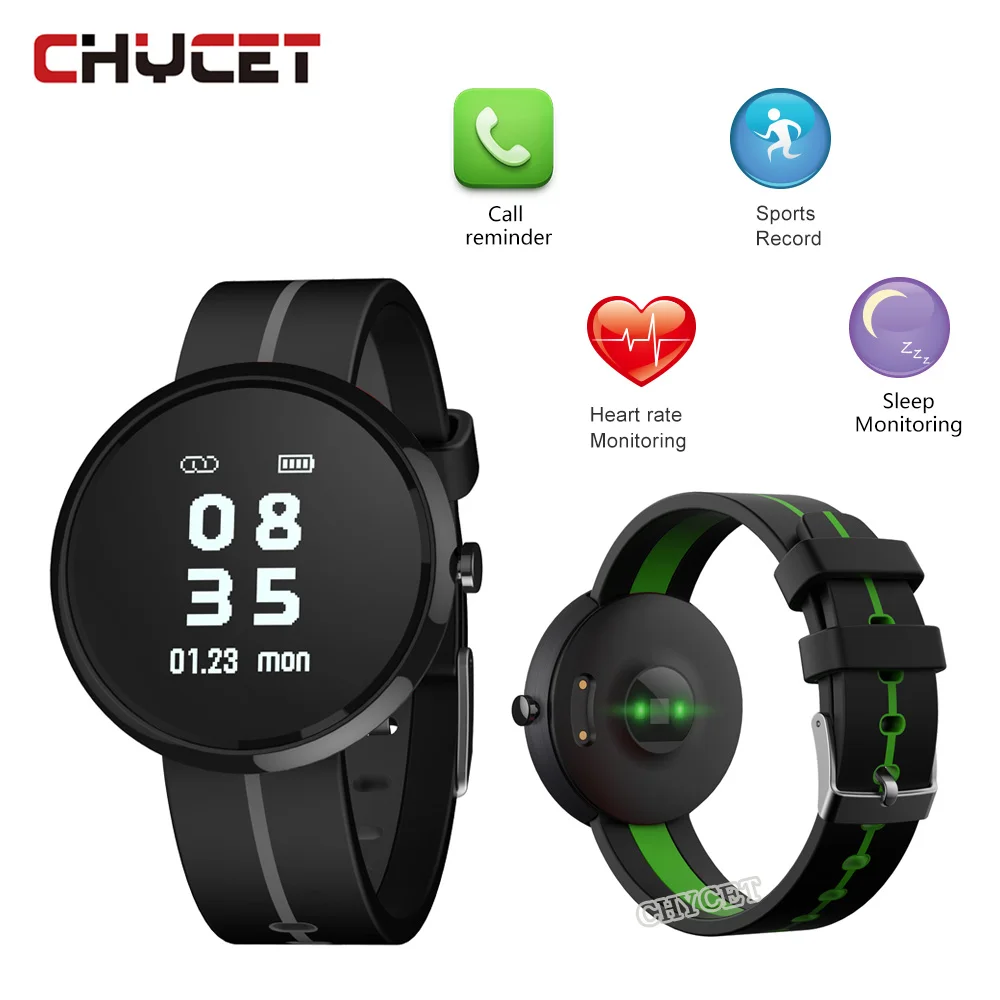 

Chycet V06s Smart Bracelet Heart Rate Blood Pressure Smart Wristband Pedometer Sports Fitness Tracker Sleep Monitor Smart band