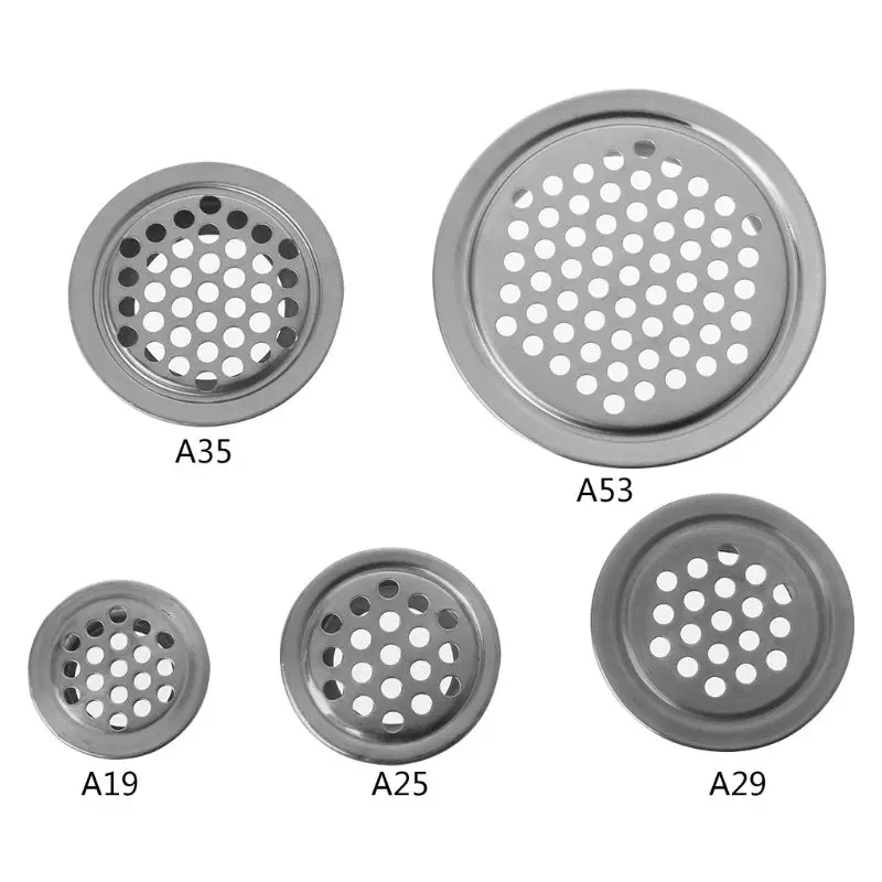 Stainless Steel Air Vent Hole Ventilation Louver Round Shaped Venting Mesh Holes