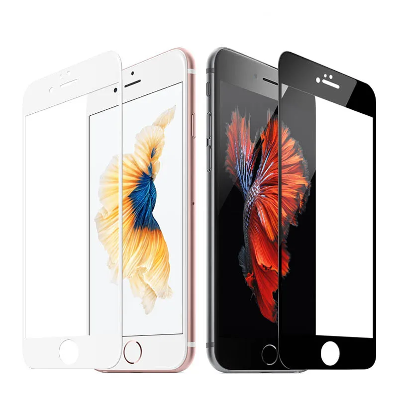 Thouport полное покрытие закаленное стекло для iphone 6 6S Plus 7 8 XS Max Защитная пленка