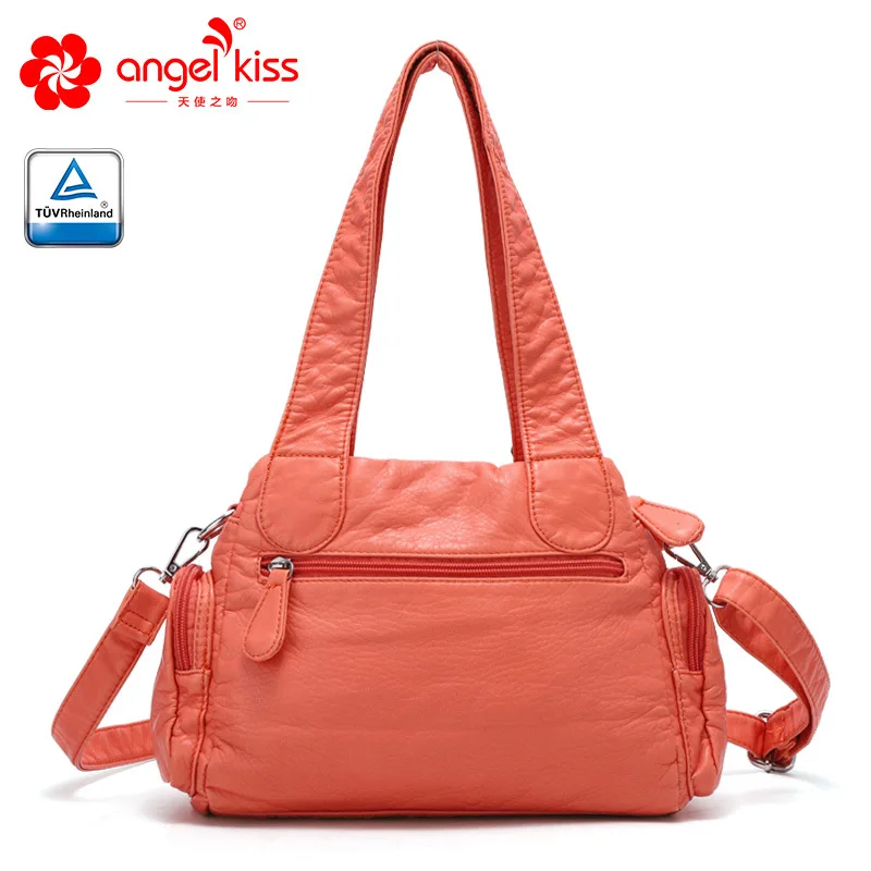 Роскошные сумки Angelkiss женские дизайнерская мягкая кожаная сумка летняя через