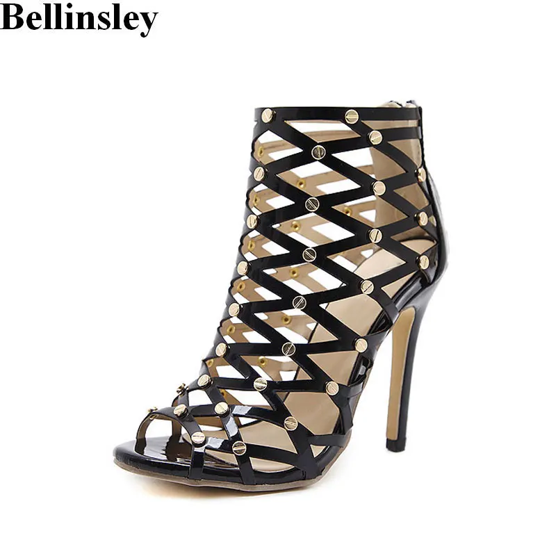 toe cut out shoes
