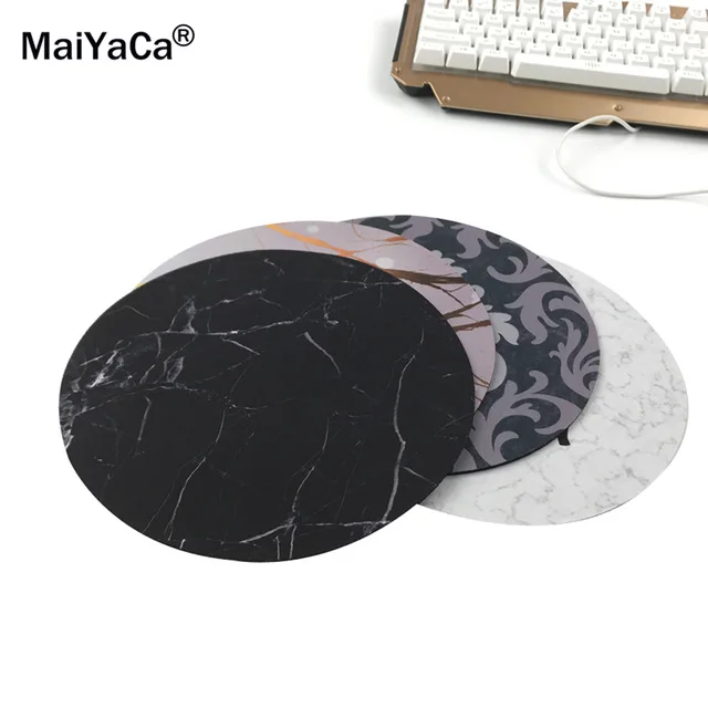 

MaiYaCa New Small Size Computer desktop Game Marble lines Mouse Pad Non-Skid Rubber Pad20x20cm and 22x22cm Mouse Pads