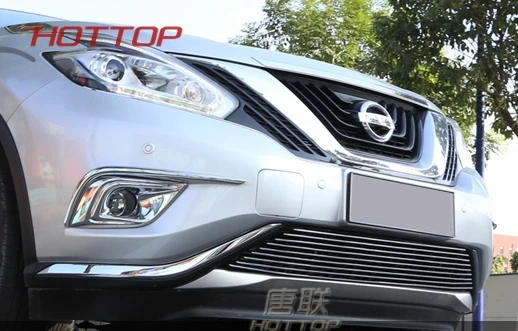 Подходит для Nissan Murano авто детектор защиты тела отделка из нержавеющей стали Передняя решетка решетки панель
