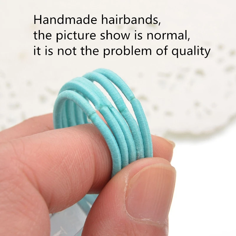 50 шт. 3 см красочные повязки для волос детей Детские эластичные резинки