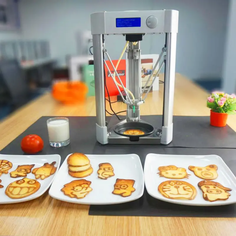 Máquina de impresión 3D de alimentos, máquina de hacer tortitas, de escritorio, para uso tipo Delta, 1 ud.|machine nail|printer tubemachine printer - AliExpress