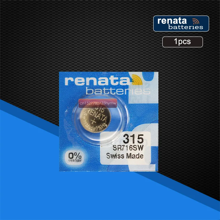 1 шт. батарея для часов с оксидом серебра renata 315 SR716SW 716 1,55 в бренд renata 315 renata716 батарея