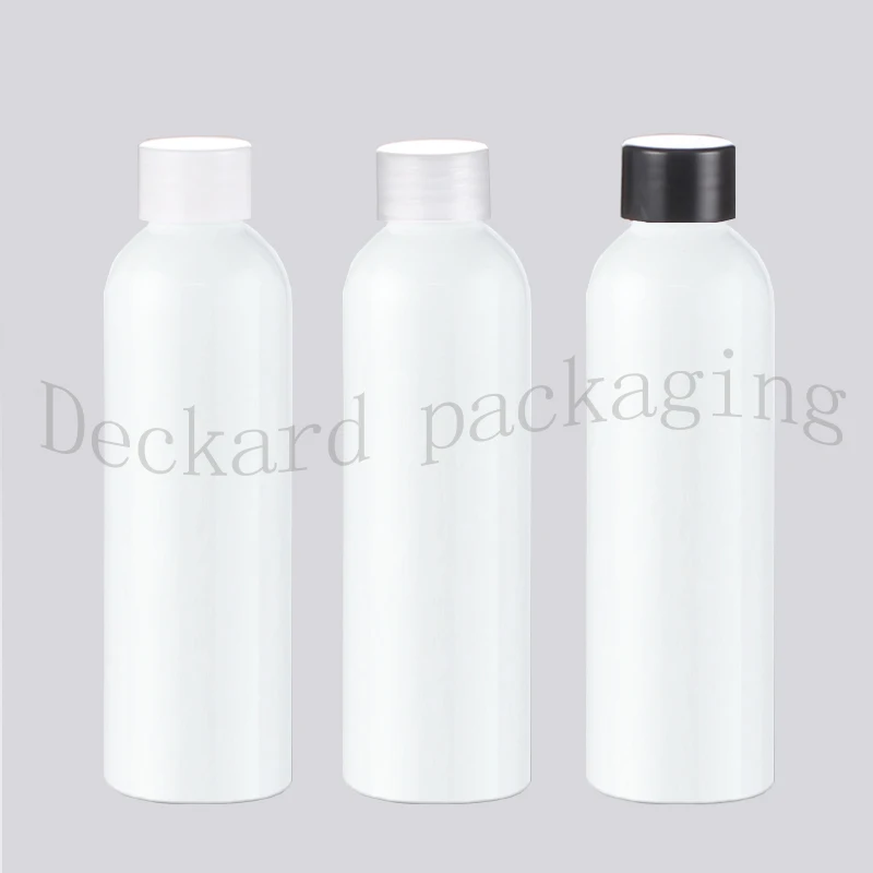 Wholesale 50pcs 120ml Plastic Empty white shampoo bottle plastic shower