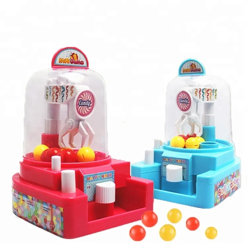 

Kids Mini Doll Claw Machine Ball Catcher Slot Game Candy Machine Grabber Fun Desktop Interactive Manual Children Baby Toys