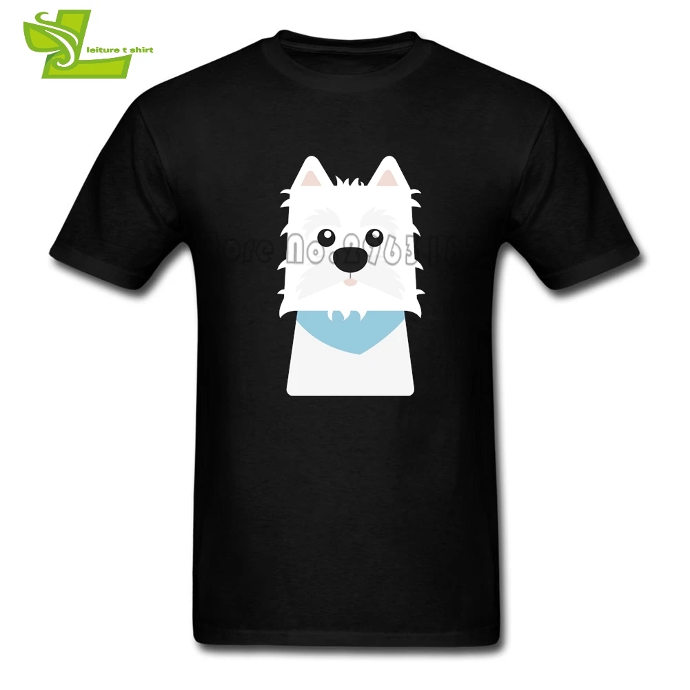 Футболка для мальчиков White West Highland Terrier новинка Уникальные футболки парней