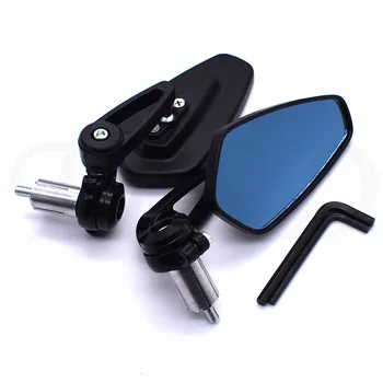 

Universal Motorcycle rearview mirror aluminum 7/8" 22mm handlebar rod end side mirror