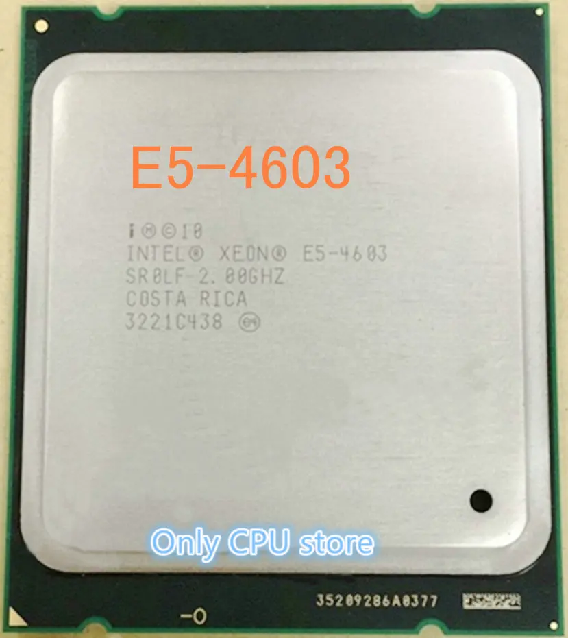 Процессор Intel Xeon E5 4603 SR0LF четырехъядерный процессор 2,0 ГГц 95 Вт E5-4603