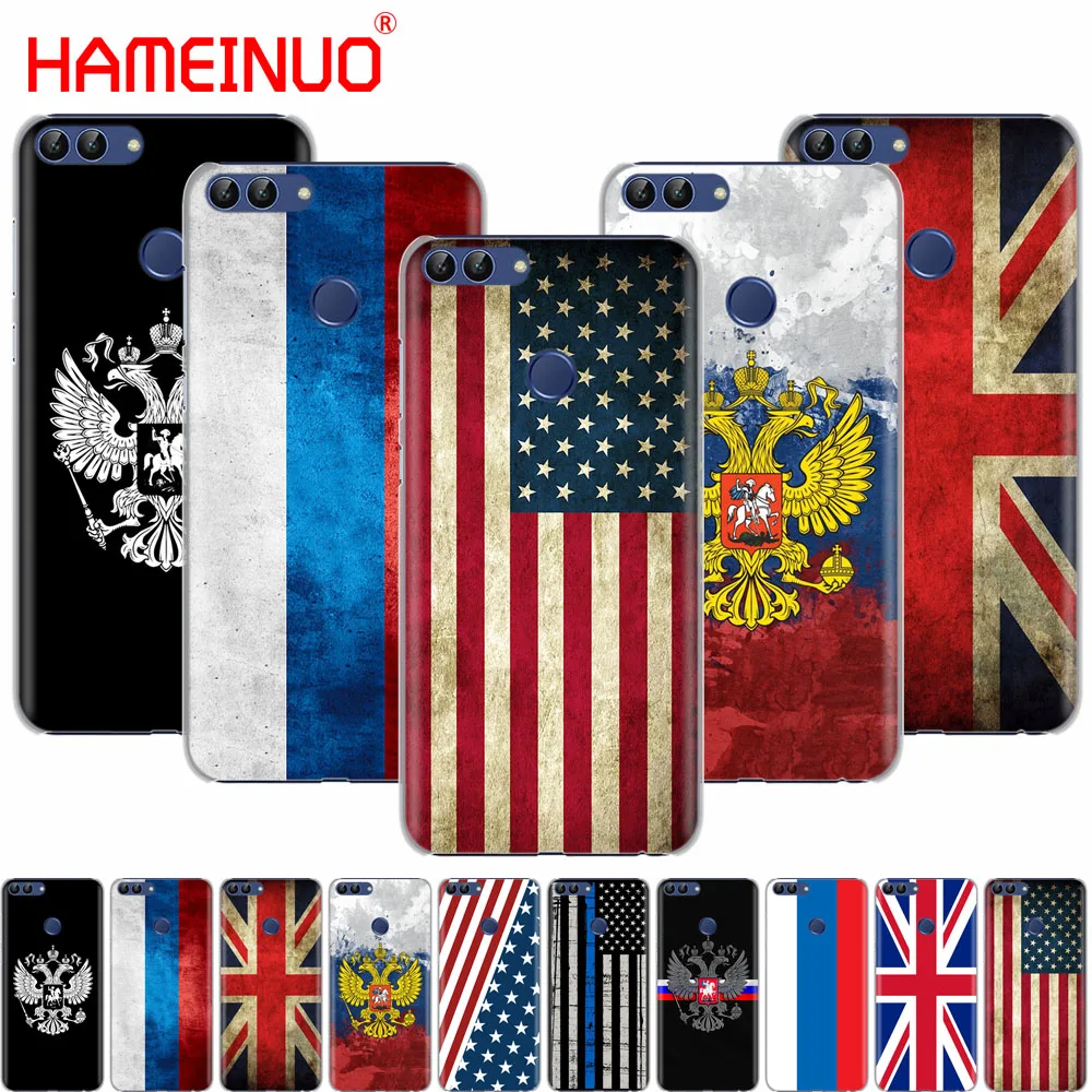 Чехол для телефона huawei Honor 7C Y5 Y625 Y635 Y6 Y7 Y9 2017 2018 Prime PRO с российским американским и