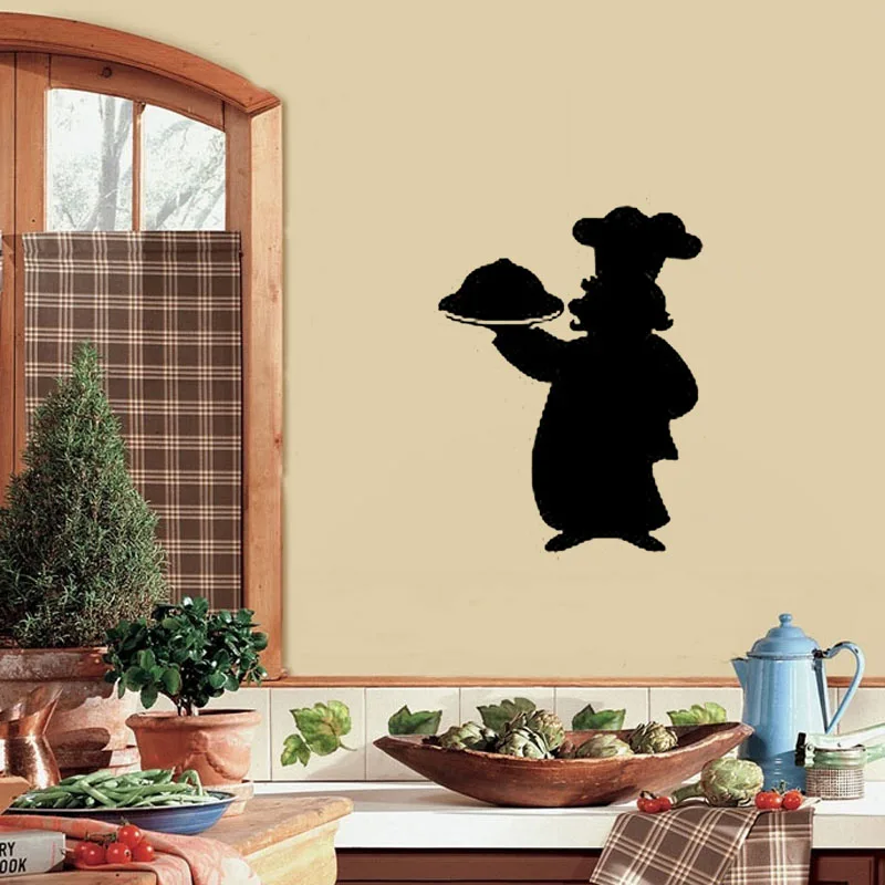 Creative chef Sticker Restaurant Kitchen Removable Vinyl Wall Stickers