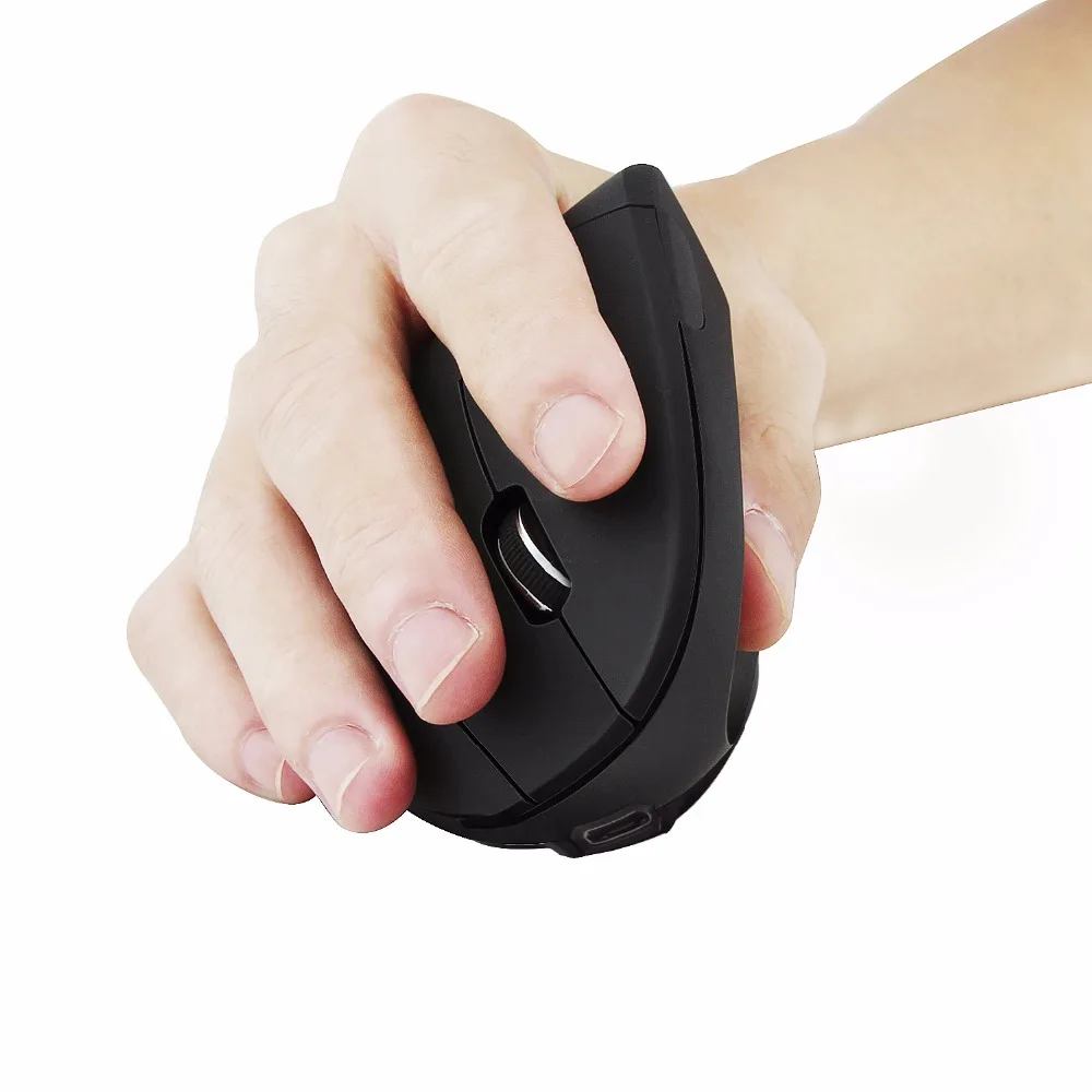 Мышь беспроводная Вертикальная Эргономичная 800/1200/1600 DPI USB|Мыши| |