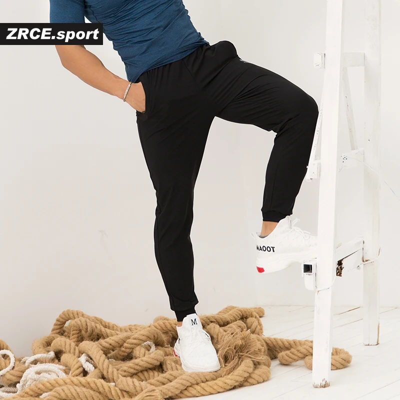 Zrce обратный курсор модные обтягивающие Мужские штаны для спорта полосатые тонкие облегающие брюки Одежда для тренажеров Большие размеры шаровары