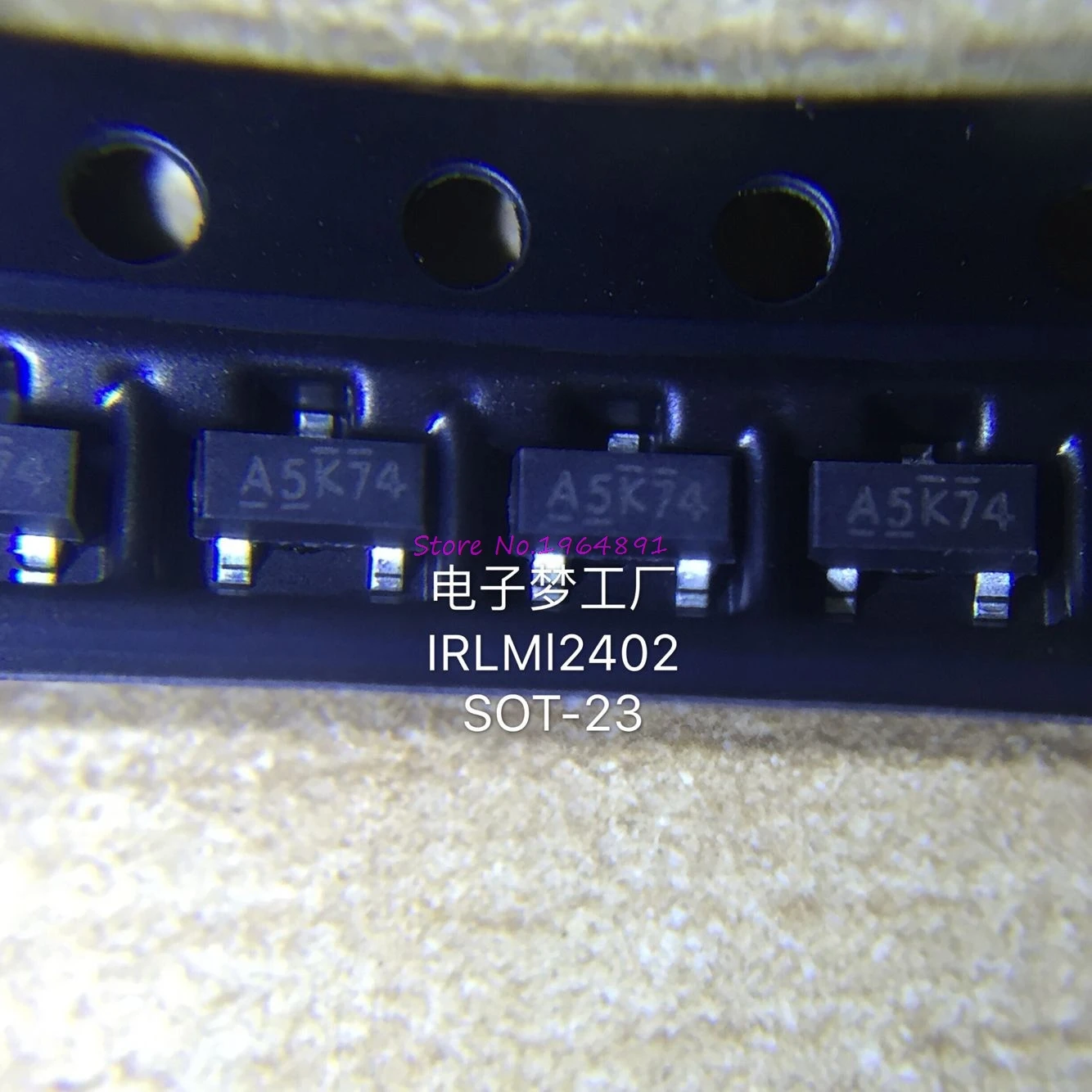 

50pcs/lot IRLML2402TRPBF SOT IRLML2402 SMD new original In Stock