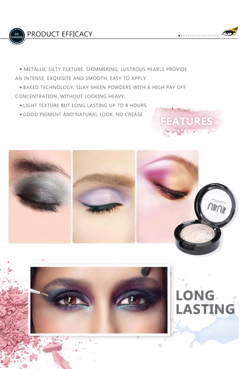 UBUB 12 Color Shining Eye Shadow Professional Makeup Single Matte EyeShadow Palette Glitter Eye shadow Make up Pigment Cosmetics (9)