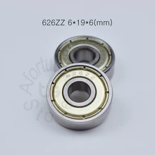 626 626ZZ 6*19*6(мм) 10 шт. Подшипник ABEC-5 подшипники металлический герметичный подшипник 626 626Z 626ZZ хромированный стальной подшипник