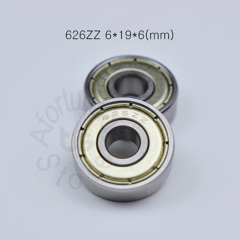 626 626ZZ 6*19*6 (мм) 10 шт. Подшипник Бесплатная доставка ABEC 5 подшипники металлическим