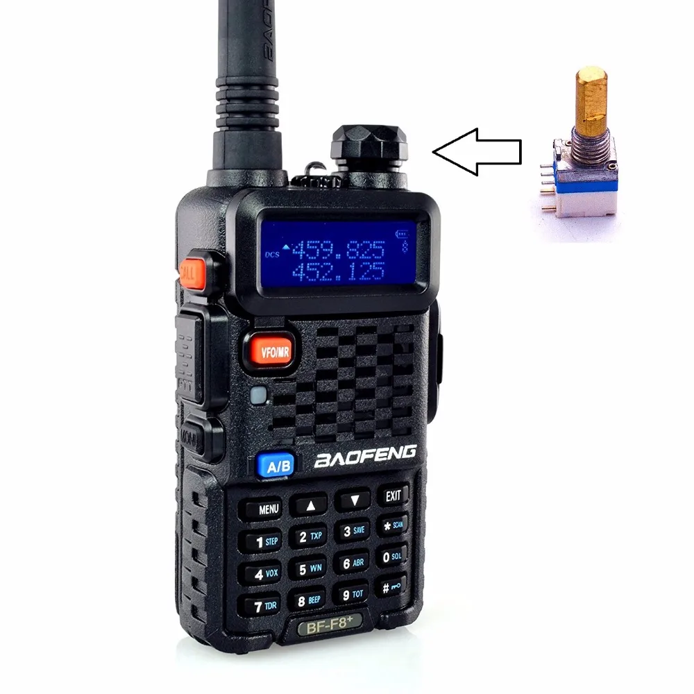 5QTY ручка регулировки громкости для замены Kenwood TYT Baofeng UV5R F8 + двухсторонний